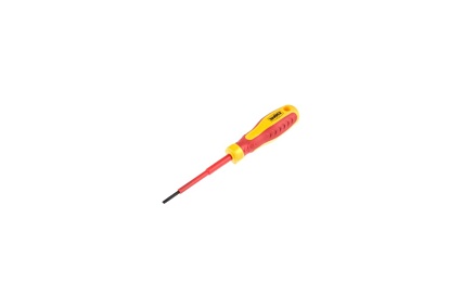 Диэлектрическая отвертка Hammer 602-005 шлицевая SL4х100 599775