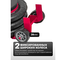 Домкрат подкатной пневматический Partner 3.5т (6-12bar, h min 135мм, h max 420мм, 3 подушки, Ø255мм) PA-YHQD-3WT-270A(60953)