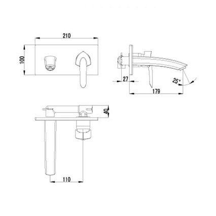 Смеситель для раковины Lemark Mars LM3526C