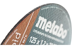 Круг отрезной по нержавеющей стали (125 x 1.2 x 22,2 мм) SP-Novorapid RU Metabo 617177000