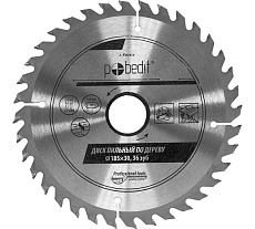 Диск пильный по дереву 185х30 мм, 36 зубьев Pobedit 5305185