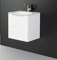 Мебель для ванной BelBagno Etna 50x39 см, 1 полка, левая, Bianco Lucido