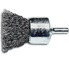 Щетка концевая гофрированная Lessmann 30х68х0.30 мм, хвост-к 6 мм, 18000 об/мин 456161