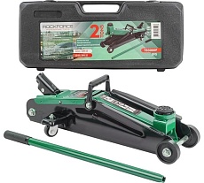 Домкрат подкатной гидравлический Rockforce 2т ( h min 130мм. h max 380мм) в кейсе RF-T83000F(54652)