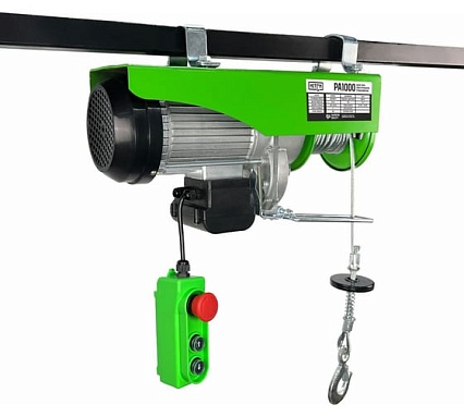 Мини таль электрическая стационарная HITCH РА1000 500/1000кг 12/6м 220В SZ086106