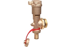 Торцевая секция Danfoss FHF-EA с автоматическим воздухоотводчиком и сливным краном 088U0785