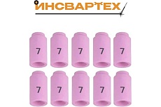 Сопло керамическое TIG Инсвартех 9-20-25 13N №7, 10 шт IST0136