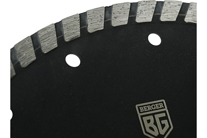 Диск алмазный отрезной по железобетону тип турбо 125x2.2x22.23 мм Berger BG BG1608