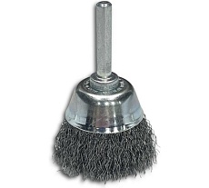Щетка чашка гофрированная Lessmann Д40, STA 0.30 мм, хвостовик 6 мм 434162