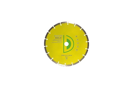 Диск алмазный сегментный универсальный GOLD (230х22.2х2.4х7 мм; 18Z) Diamaster 121.000.7227