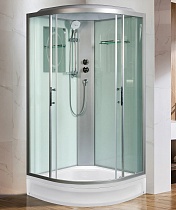 Душевая кабина WeltWasser WW500 WERRA XL 902 90x90 хром, прозрачное 10000014047