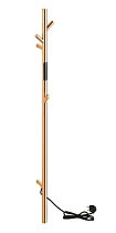 Полотенцесушитель электрический Bemeta 704154011 30W 103x1180 стойка, медь