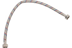 Гибкая подводка для воды СВК 1/2, 50см г/г, сталь Н0000002355