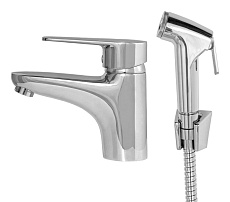 Смеситель для раковины Orange Otto M22-022cr с гигиеническим душем