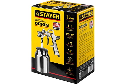 Пневматический краскопульт Stayer MASTER ORION 1,5мм 06472-1.5