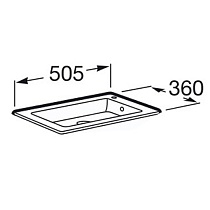 Раковина Roca Debba Unik 50x36 32799J00Y