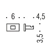 Крючок Colombo Look BLC27.HPS1 нержавеющая сталь
