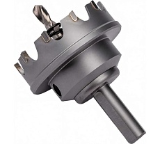 Коронка по металлу HM (52х12 мм; хвостовик 10 мм; комплект) D.BOR HS-HM-12-052-T