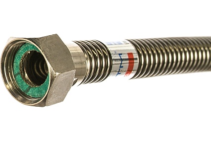 Подводка для газа СТМ ГАЗ сильфонная, 3/4", гайка-гайка, 200 см CGHF3420