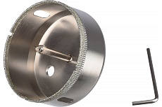 Коронка с центрирующим сверлом по стеклу и керамике (110х55 мм) Vertextools 336-110-55