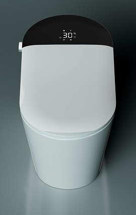 Электронный приставной унитаз Timo TЕ-741B с функцией биде