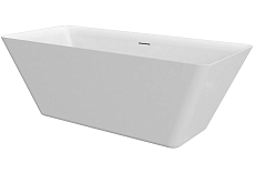 Акриловая ванна AQUAme AQM3502GW 167x75 см белый глянец