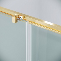 Душевая дверь Grossman Cosmo 110x195 прозрачное, золото сатин 100.K33.02.110.32.00