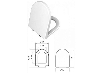 Подвесной унитаз VitrA S50 9003B003-7201 комплект с инсталляцией VitrA V12, кнопка Loop O глянцевый хром, сиденье микролифт