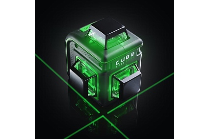 Комплект ADA лазерный уровень CUBE 3-360 GREEN Professional Edition + дальномер ADA COSMO 50 + штатив-штанга А00677