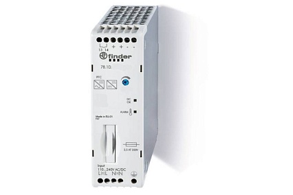 Импульсный источник питания Finder вход 110...250в Ac/Dc, выход 24в Dc, 130вт, 781D12302415