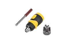 Реверсивная отвертка с набором бит Rexant 8 предметов 12-4779