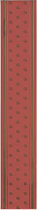 Бордюр Kerama Marazzi Фонтанка красный 7.2х40 см, NT\A170\15000