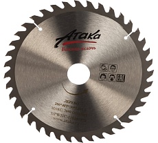 Диск пильный (200 мм; 40T; 30 мм) по дереву профи АТАКА 8079090