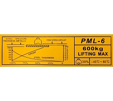 Магнитный захват HAKLIFT MAGPML600