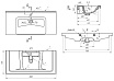 Раковина Dreja Harmonia 100 см 641259