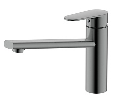 Смеситель для кухни Aquatek Ника AQ1880BGM оружейная сталь
