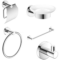 Набор аксессуаров для ванной комнаты AQUAme Trento AQM7221CR