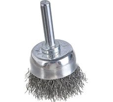 Щетка чашечная 40х15 мм, с хвостовиком, сталь Faster Tools 3500