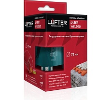 Коронка алмазная LUFTER MAGNETIC LOCK SDSplus без удара, бетон, армобетон 72 мм 026-72