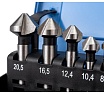 Набор зенковок 6.3-20.5 мм, HSS Co5 ФТ 120000