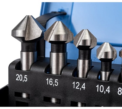 Набор зенковок 6.3-20.5 мм, HSS Co5 ФТ 120000