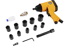 Пневматический ударный гайковерт Deko DKPT01 SET 3 с набором 16 предметов 018-1101