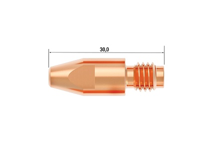 Наконечник контактный CuCrZr (25 шт; 1.4 мм; M8; 30 мм) Fubag FB.CTM8.30-14L