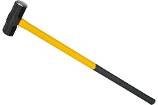 Кувалда с фибергласовой ручкой Inforce 5000 грамм 06-16-21