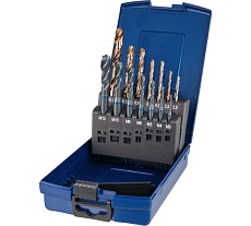 Набор метчиков машинных и свёрл BLUE RING HSS-E, DIN 371/376, 35 град.RSP, 14 пр. ZIRA ZI-200501