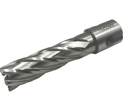 Сверло корончатое TORNERI 16х50 мм, HSS, Universal / Weldon 19 Т023629