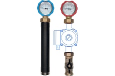 Насосная группа быстрого монтажа Warme прямой контур, без насоса Maske40.1