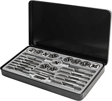 Набор метчиков и плашек дюймовый Rockforce 24 предмета (1/4&quot;, 5/16&quot;, 3/8&quot;, 7/16&quot;, 1/2&quot;), в металлическом кейсе RF-M024-2(10458)