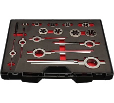 Набор метчиков и плашек H-Tools UNC 1/4 - 1,0 HSS-G 46пр 245072HT