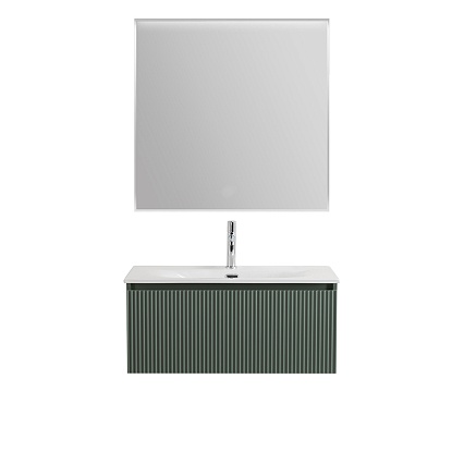 Тумба с раковиной BelBagno Uno 80 см 1 ящик, Еловый матовый